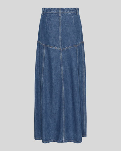 Laurentine Rue HW Skirt Mid Blue Wash MSCH