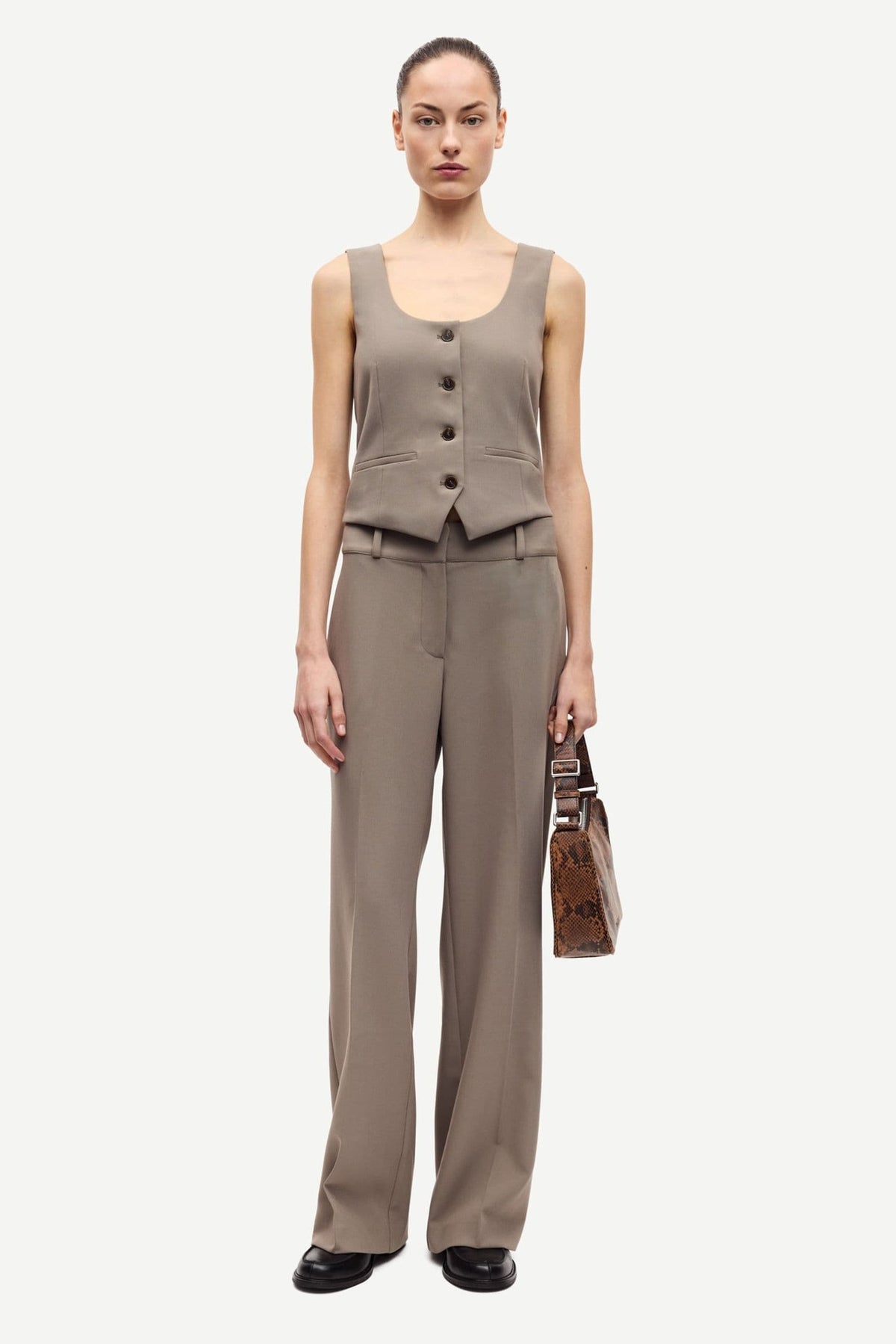 Salaney Trousers 15790 Dark Aluminum Samsoe Samsoe