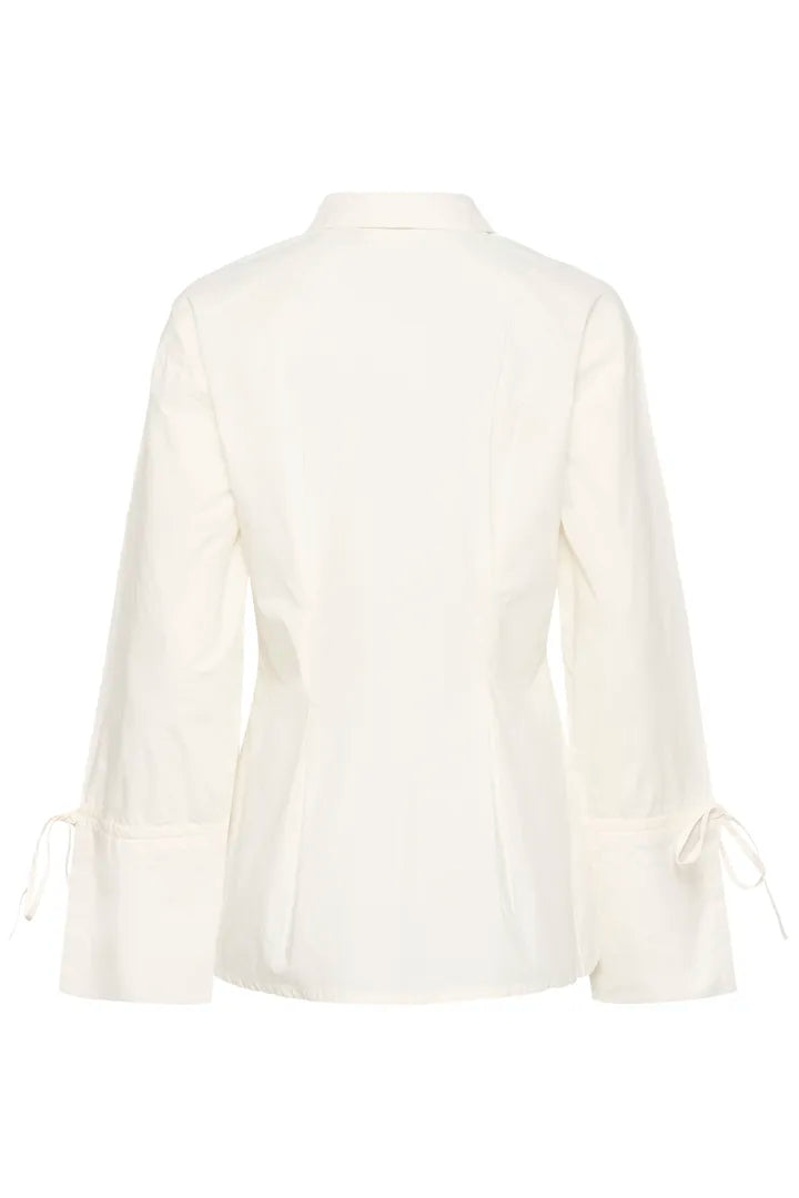 Allison Olena Fitted Shirt Spring Gardenia Culture
