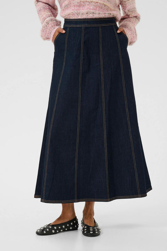 Bobbie Denim Skirt Rinse Wash Culture