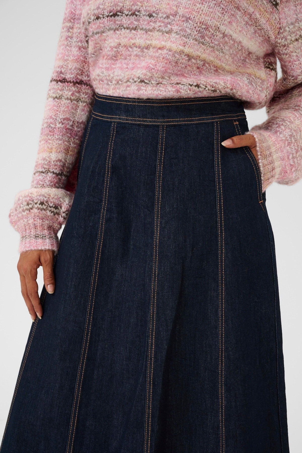 Bobbie Denim Skirt Rinse Wash Culture