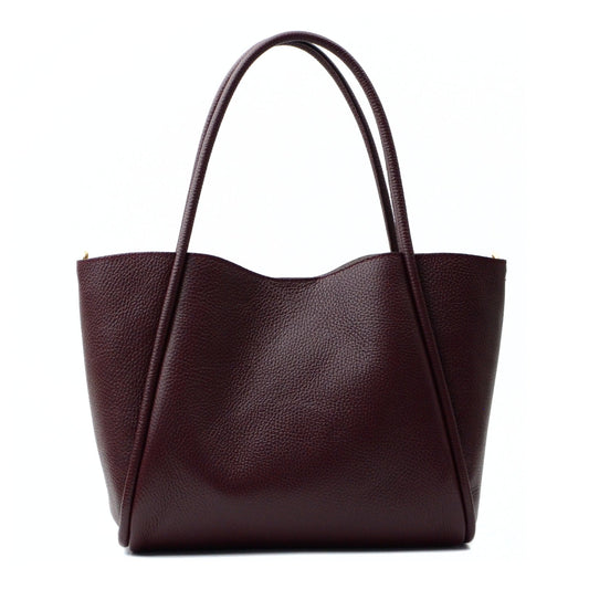 Florence XL Leather Bag Bordeaux Latalia