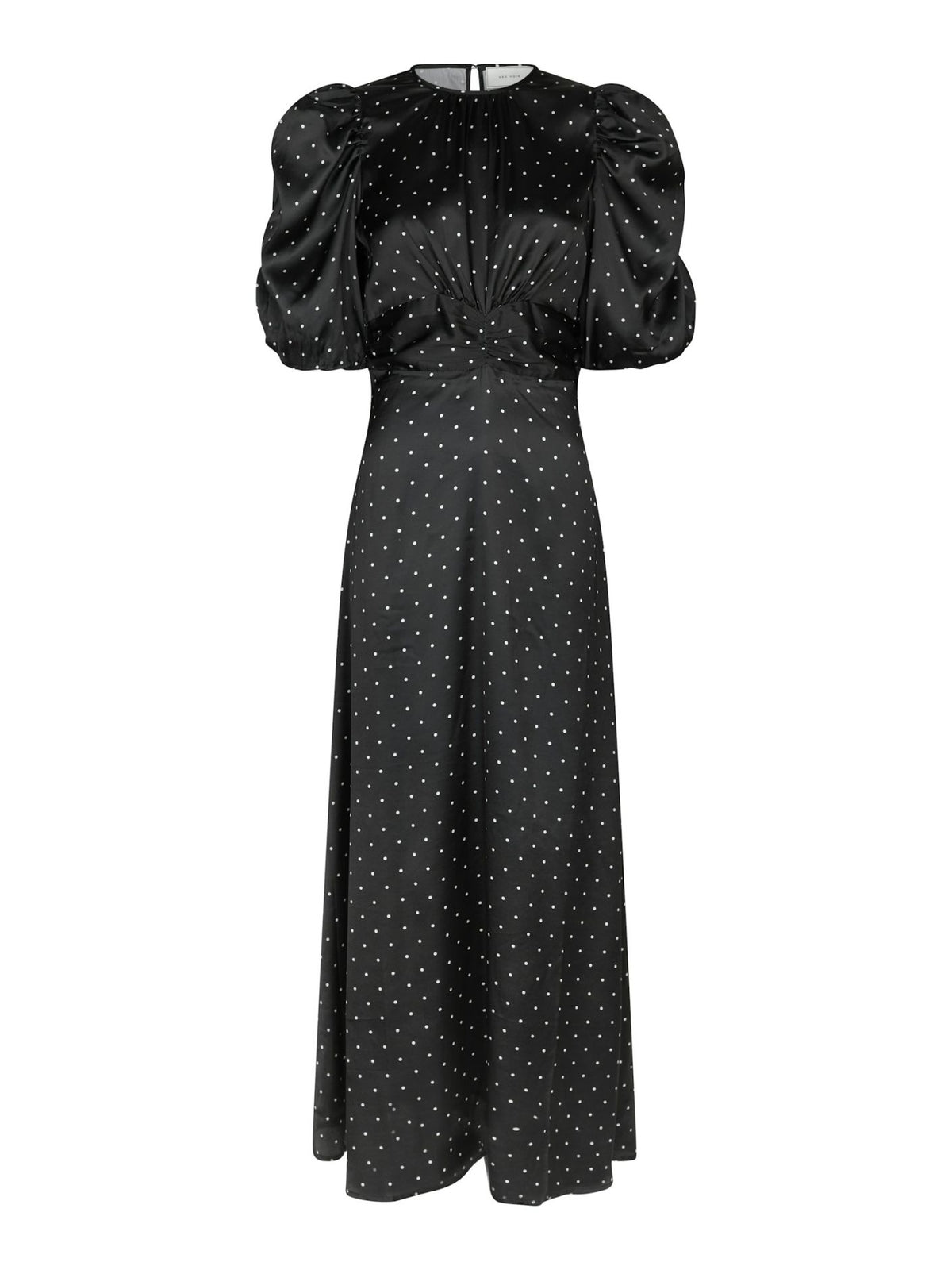 Kikka Dot Dress Black Neo Noir