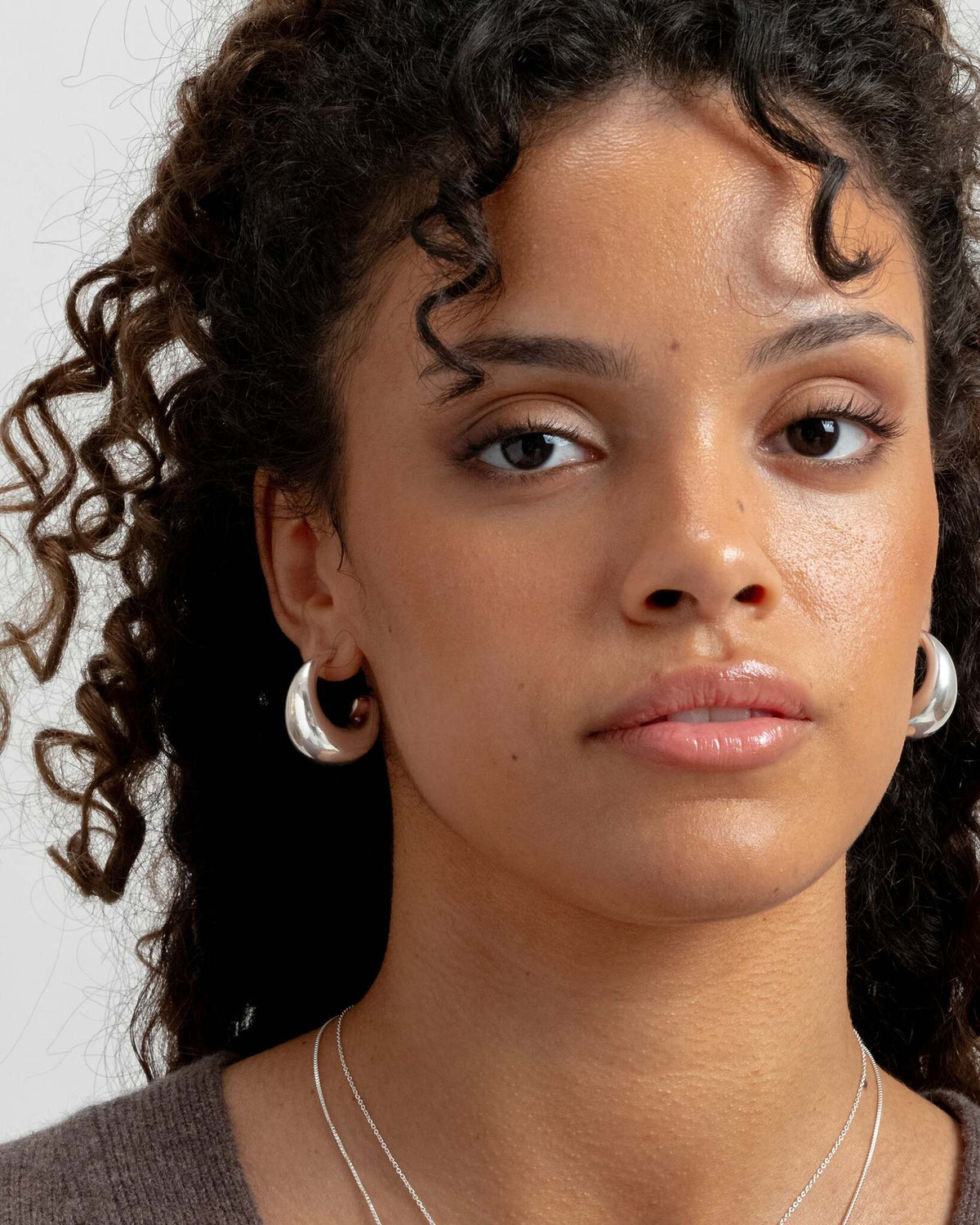 Bolded Earrings Silver Syster P