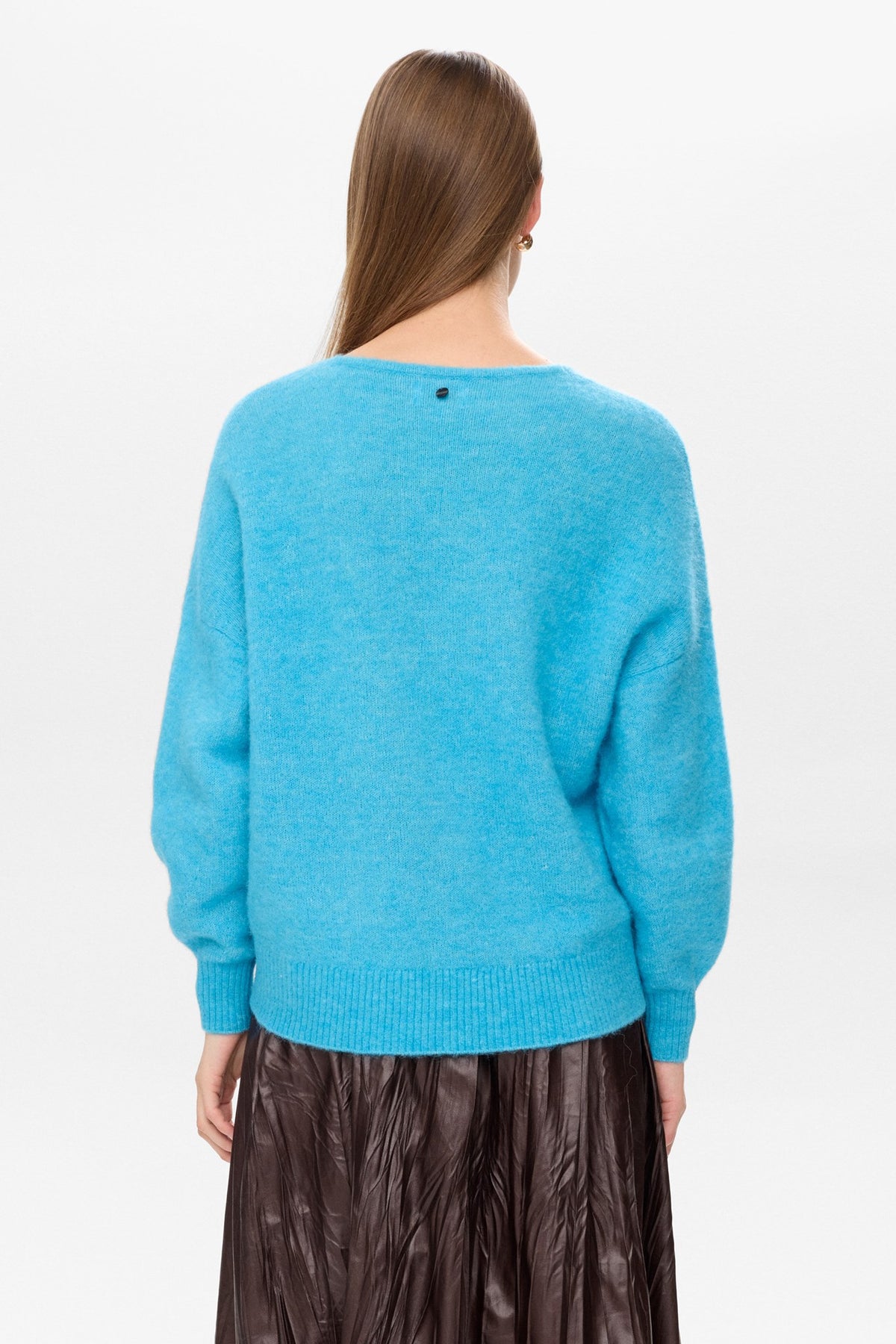 Riette V-Neck Pullover Aquarius Nümph