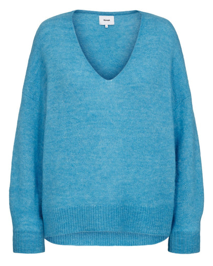 Riette V-Neck Pullover Aquarius Nümph