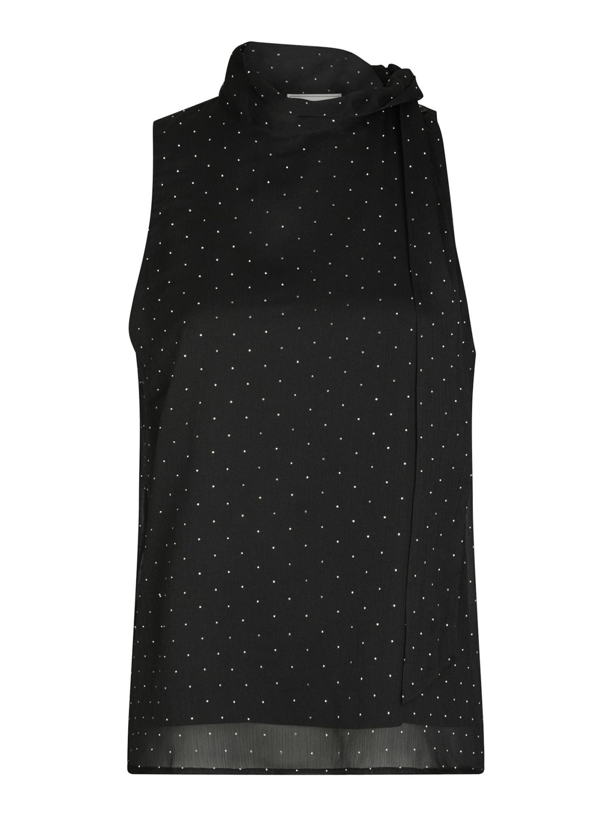 Lorelei Bedazzled Top Black Neo Noir