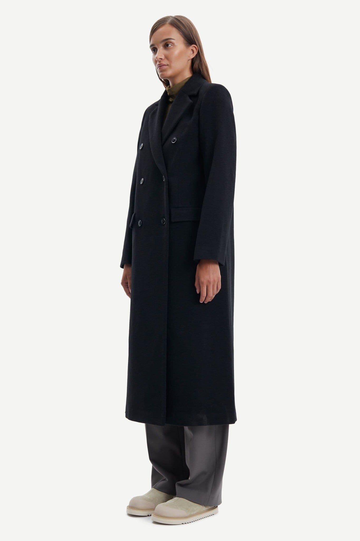 Falcon Coat 11104 Black Samsoe Samsoe