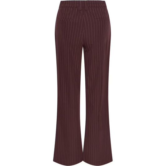 Roberta Pinstripe Pants Bordox Stripe Continue