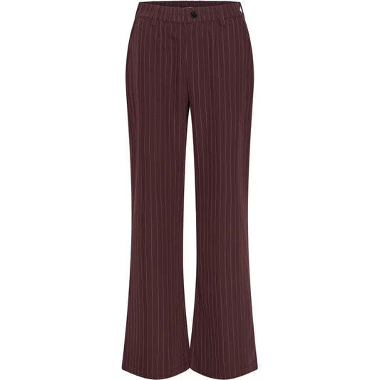 Roberta Pinstripe Pants Bordox Stripe Continue