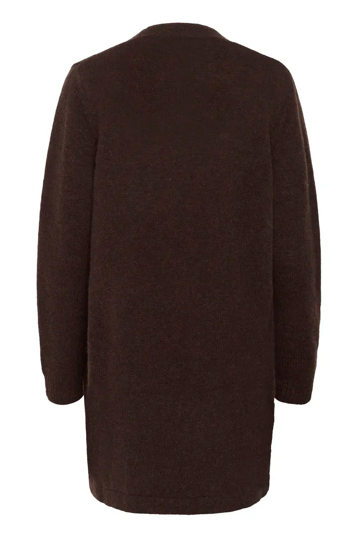 Asima Katrina Long Cardigan Coffee Bean Mel Culture