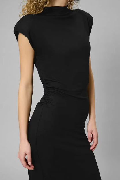 Giggo Long Dress Black My Essential Wardrobe
