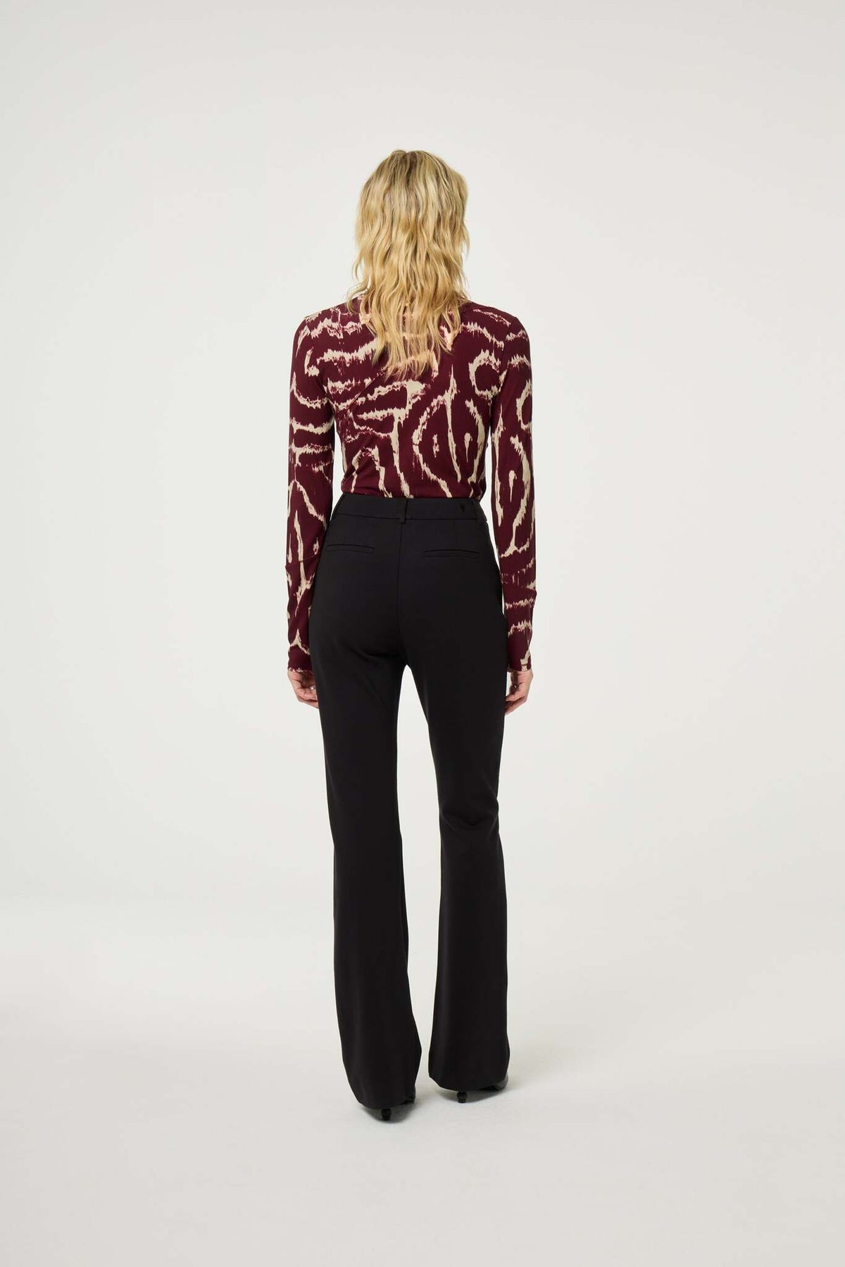 Quinty Top Deep Burgundy/Creme Fabienne Chapot