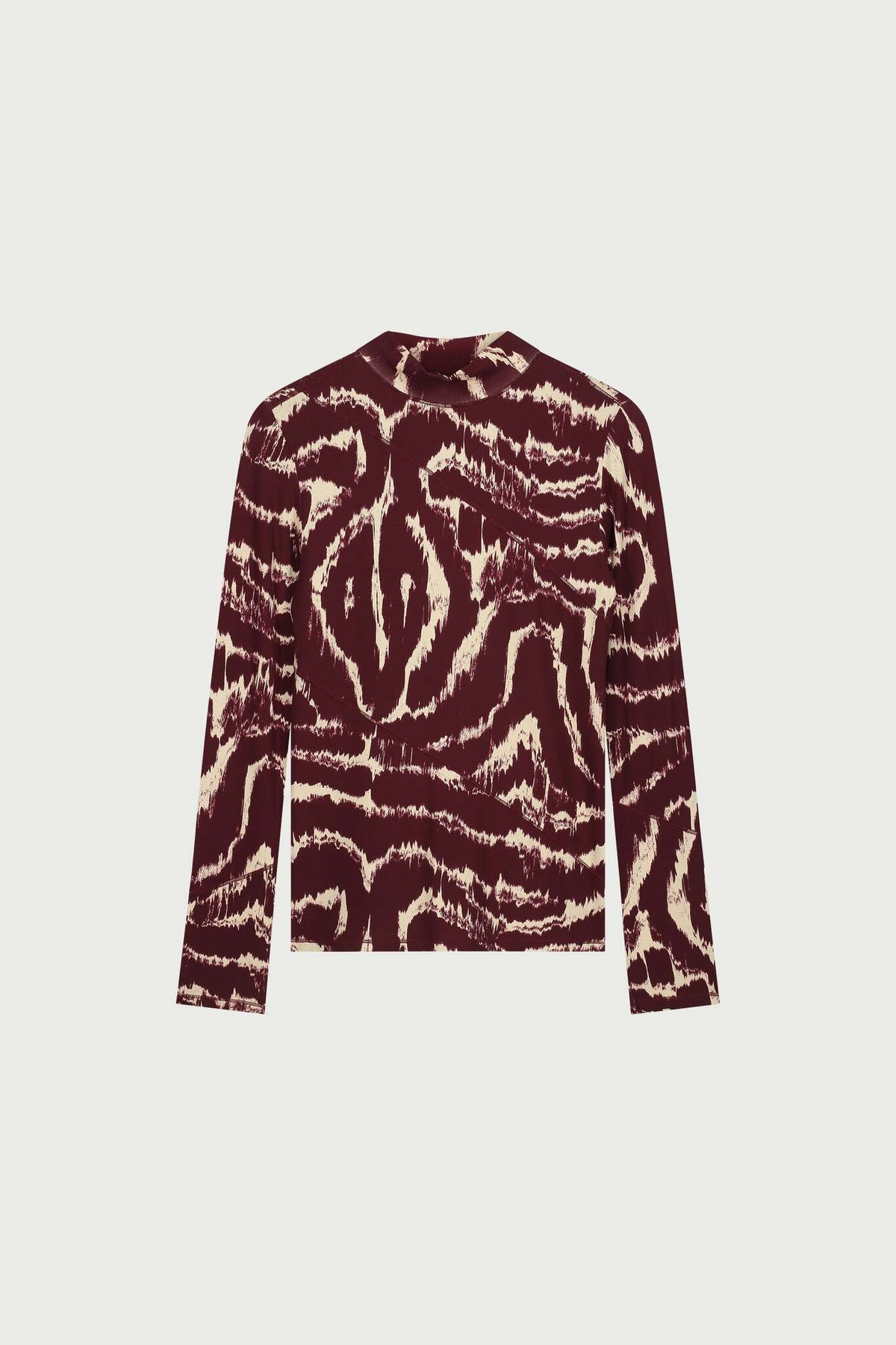 Quinty Top Deep Burgundy/Creme Fabienne Chapot
