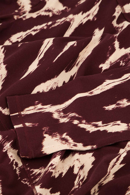 Quinty Top Deep Burgundy/Creme Fabienne Chapot