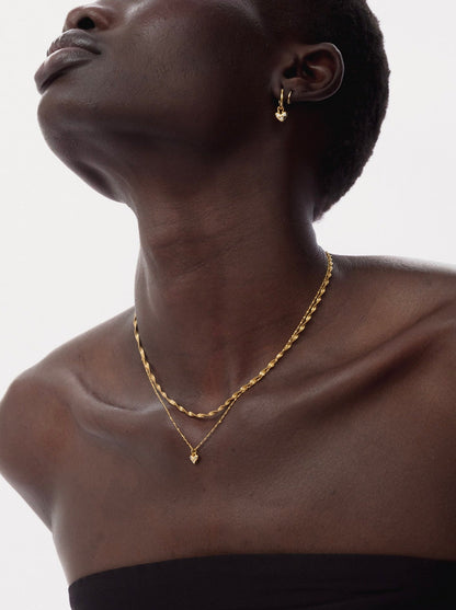 Herringbone Twisted Necklace Gold Syster P