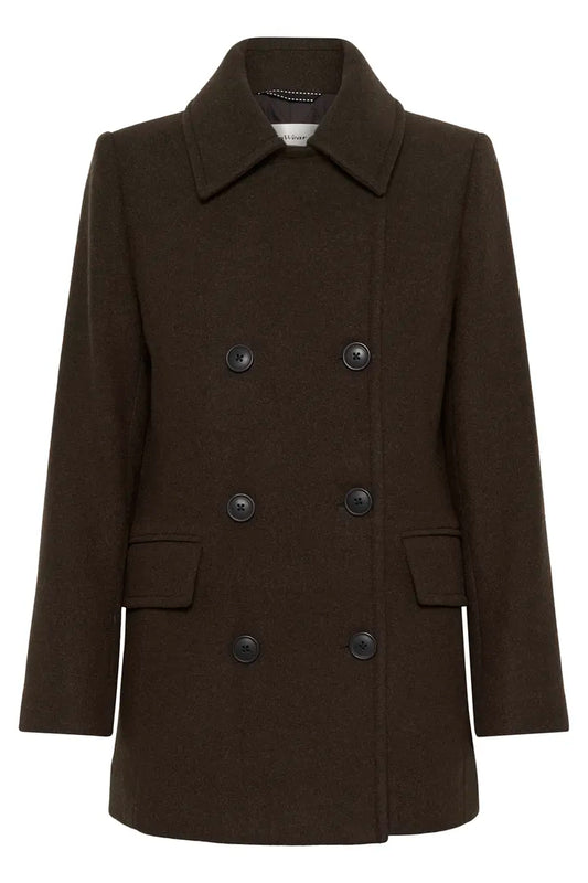 PerryIW Sailor Coat R Chocolate Brown InWear