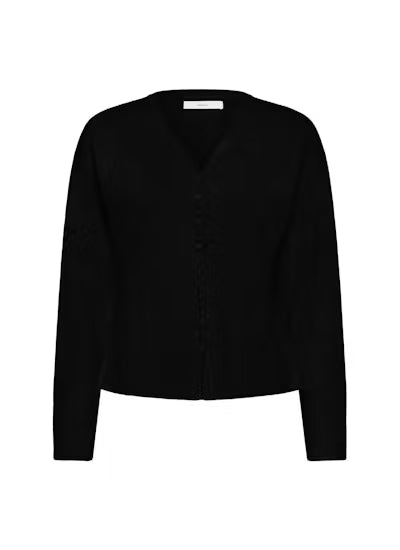 YenahIW Fitted Cardigan Black InWear