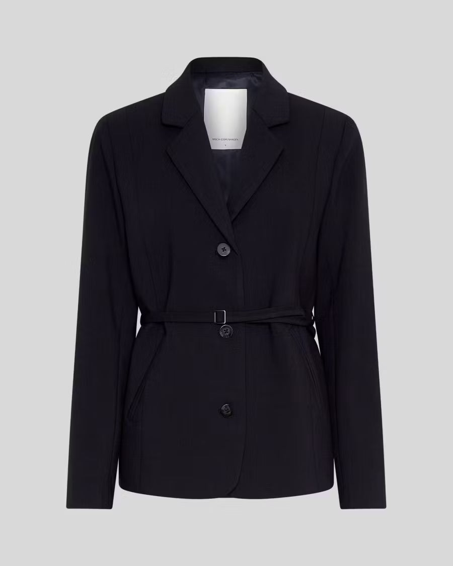 Freylia Straight Blazer Mari Blue Mel MSCH