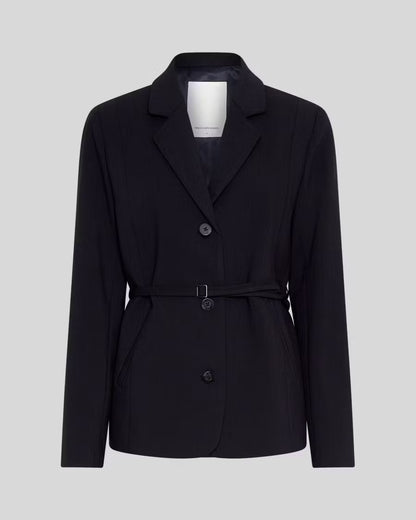 Freylia Straight Blazer Mari Blue Mel MSCH