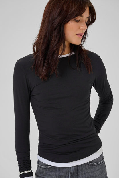 18 The Modal Blouse Black My Essential Wardrobe