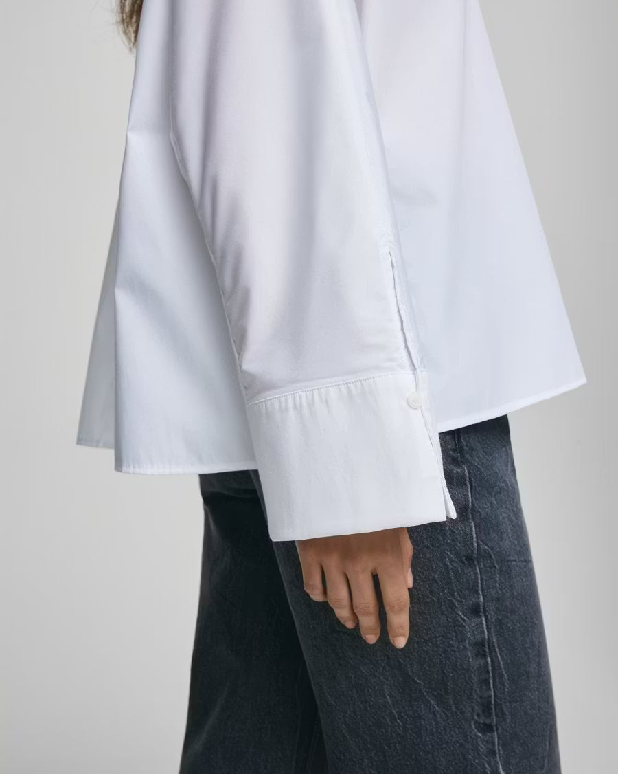 Natalia Zenika Boxy Shirt Bright White MSCH