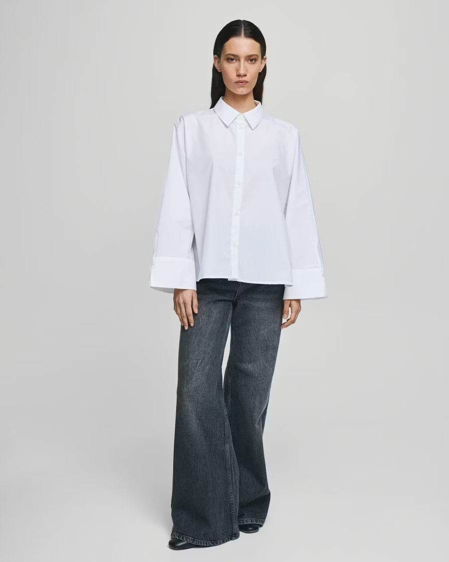 Natalia Zenika Boxy Shirt Bright White MSCH