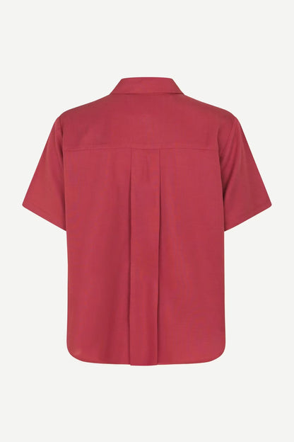 Mina SS Shirt 14028 Earth Red Samsoe Samsoe