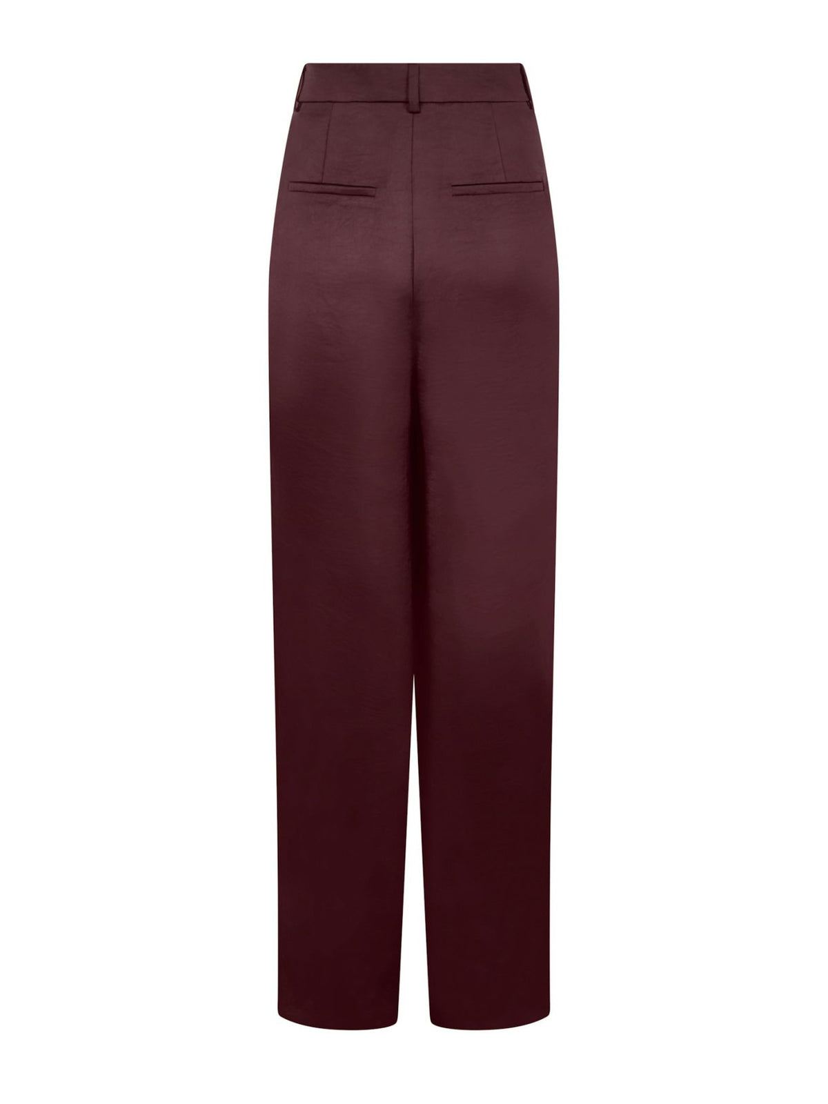 Emmett Heavy Sateen Pants Burgundy Neo Noir