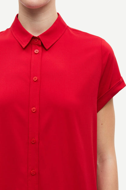 Majan SS Shirt Haute Red Samsoe