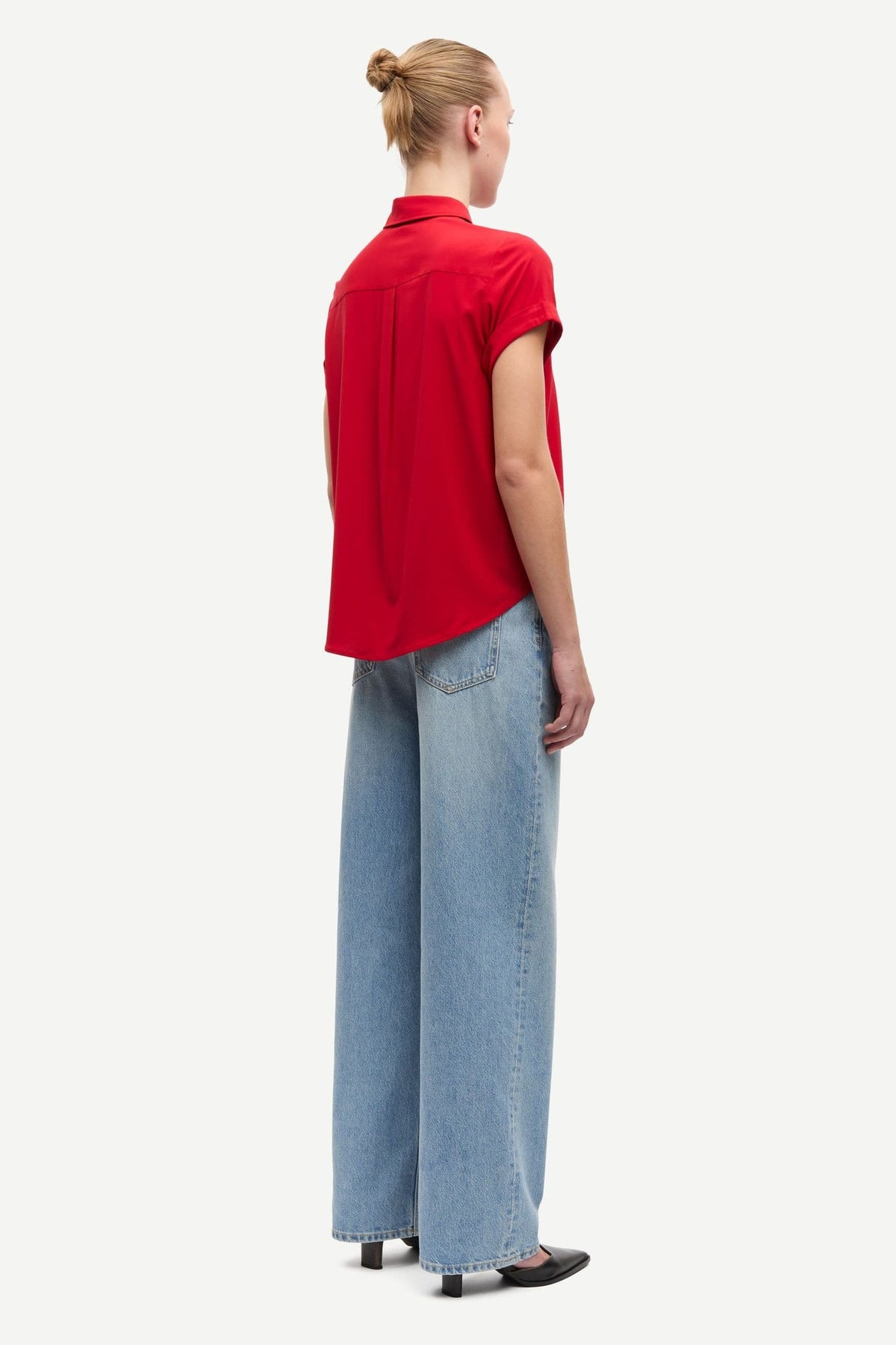 Majan SS Shirt Haute Red Samsoe