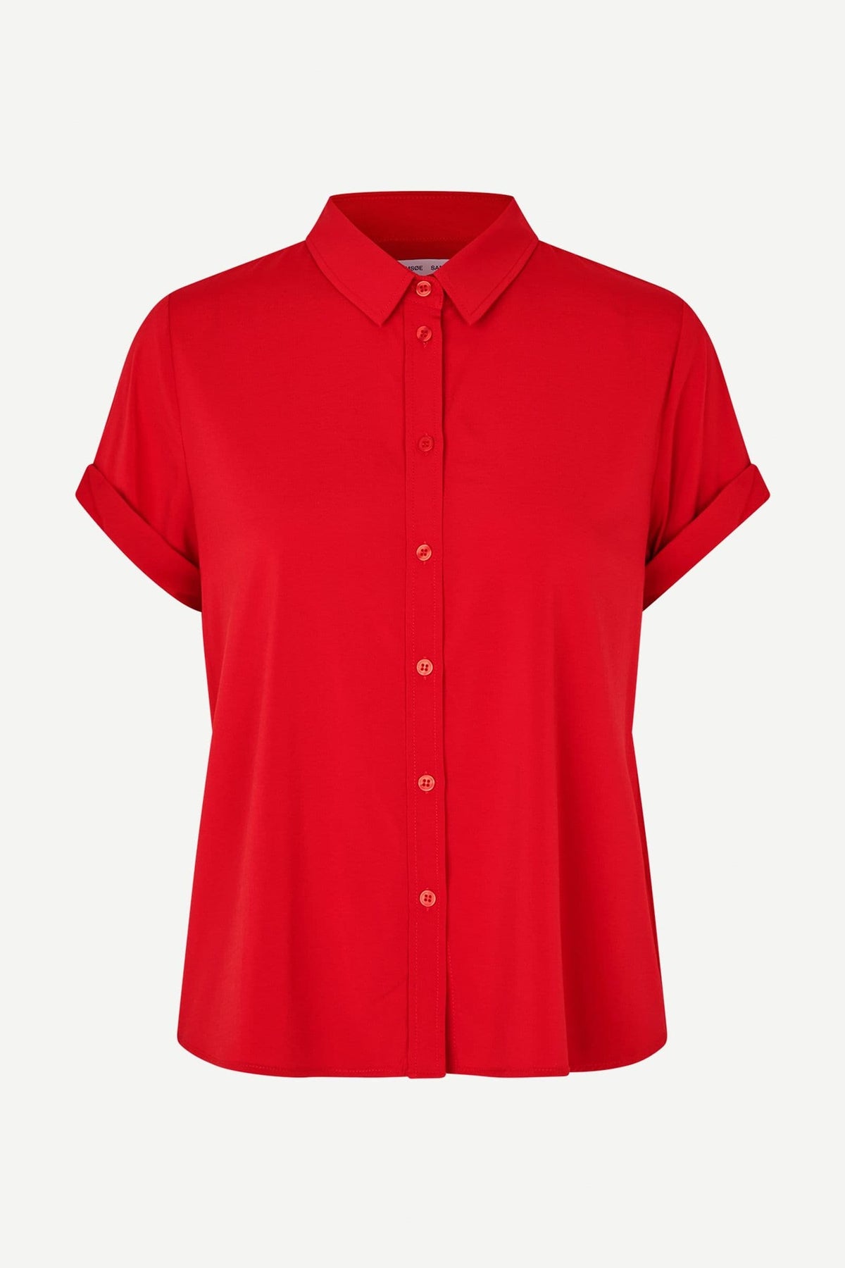 Majan SS Shirt Haute Red Samsoe
