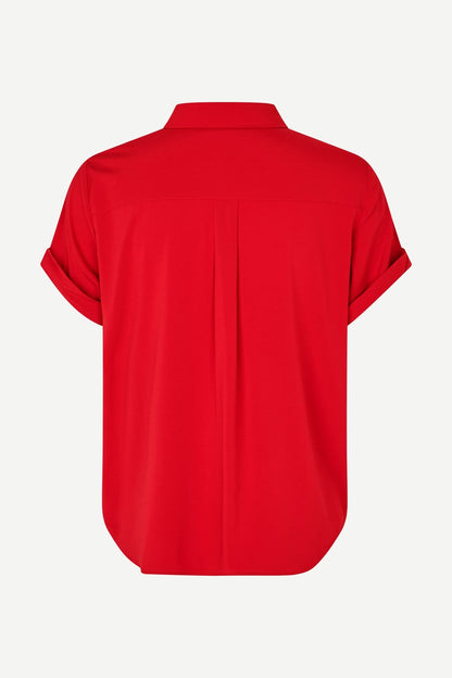 Majan SS Shirt Haute Red Samsoe