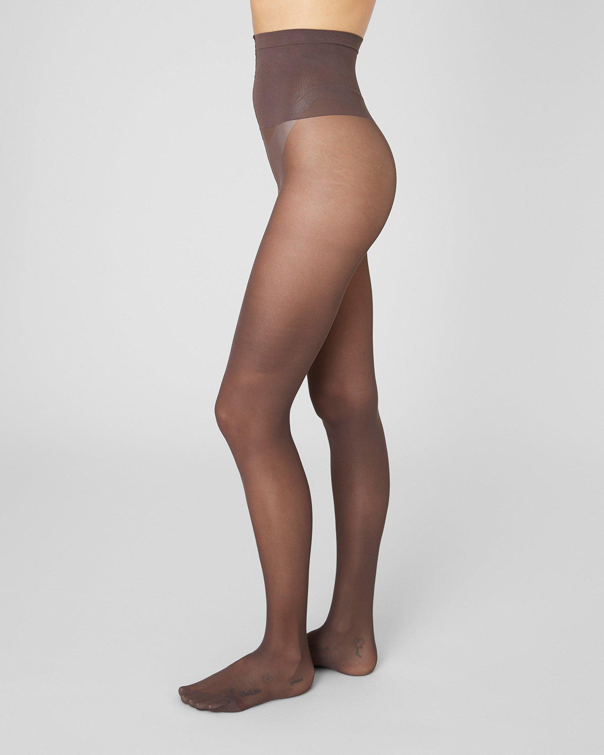Svea Premium Tights Dark Brown Swedish Stockings