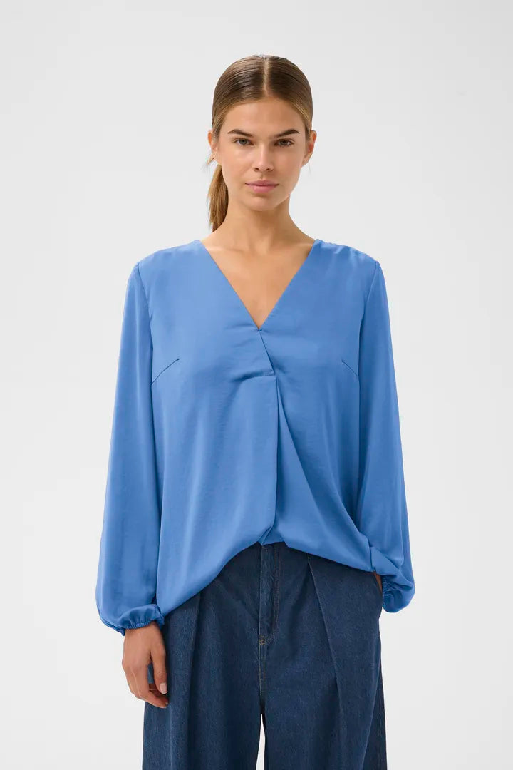 RindaIW Blouse Dutch Blue InWear