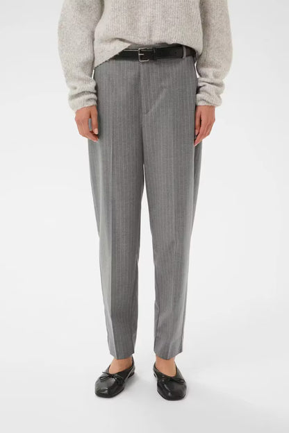 HosannaIW Cigarette Pant New Light Grey Melange InWear
