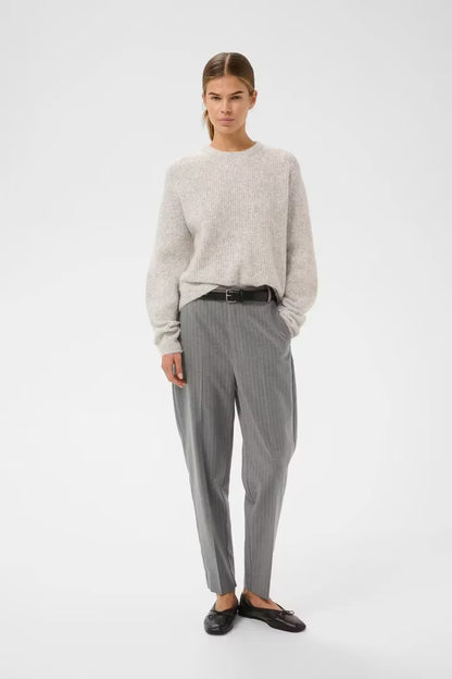 HosannaIW Cigarette Pant New Light Grey Melange InWear