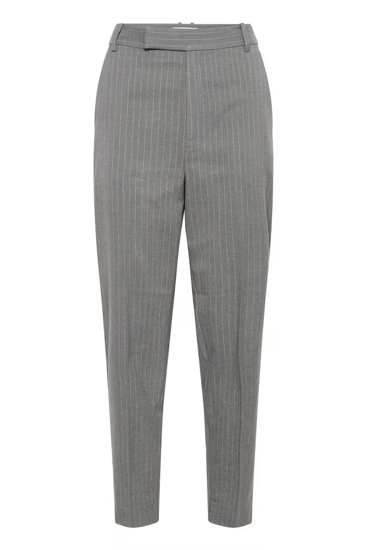 HosannaIW Cigarette Pant New Light Grey Melange InWear