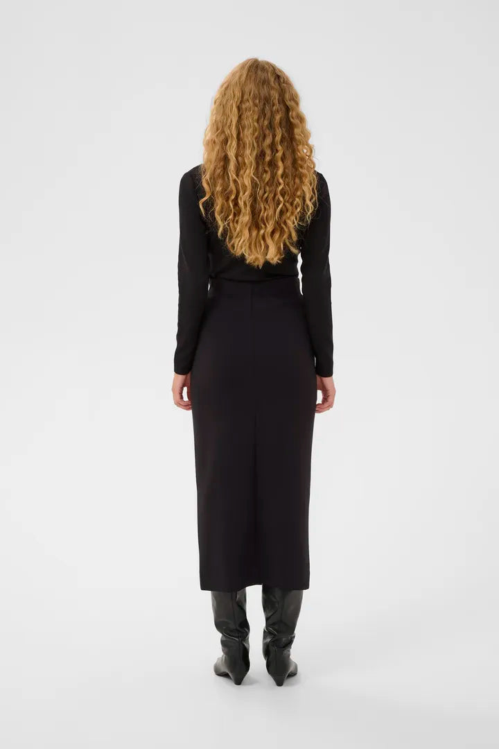 TriIW Vincent Knot Skirt Black InWear