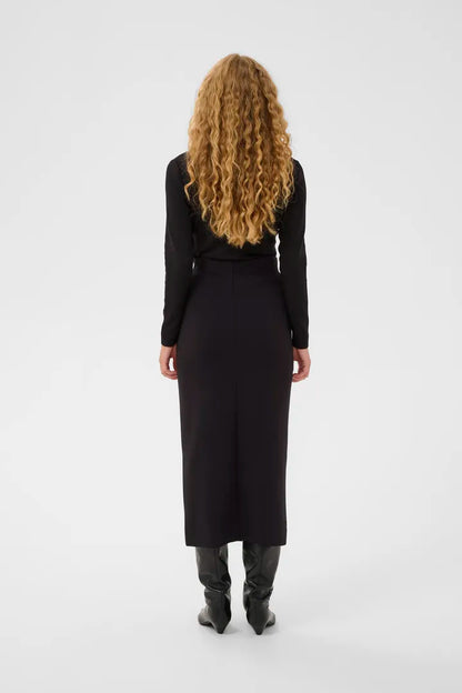 TriIW Vincent Knot Skirt Black InWear
