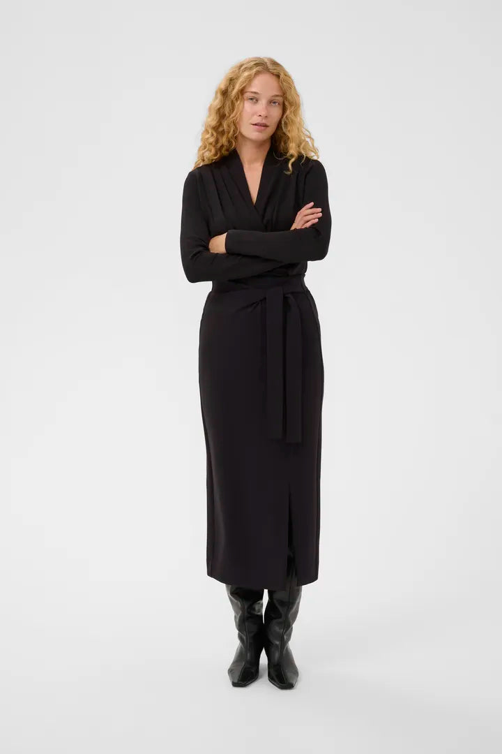TriIW Vincent Knot Skirt Black InWear