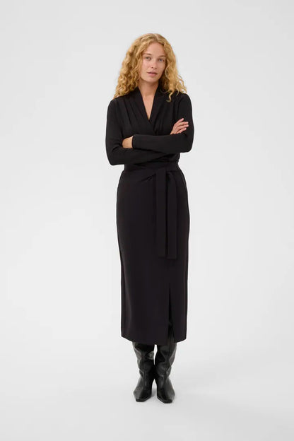TriIW Vincent Knot Skirt Black InWear