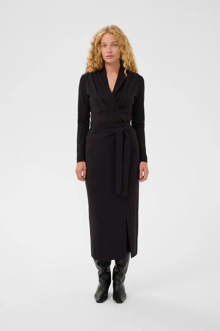 TriIW Vincent Knot Skirt Black InWear