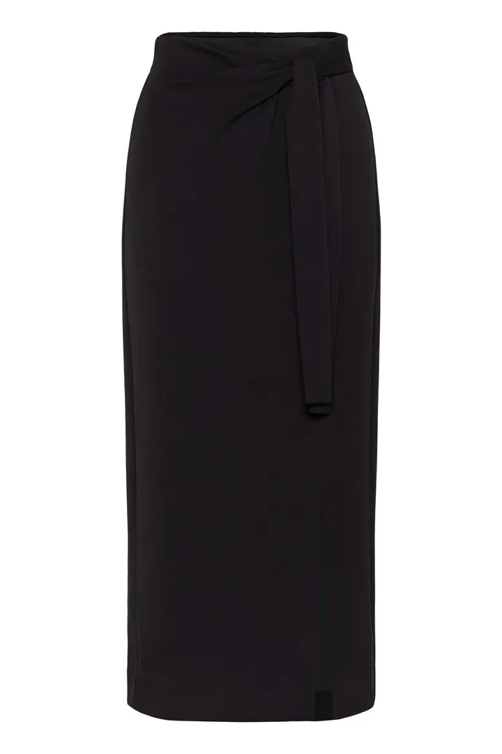 TriIW Vincent Knot Skirt Black InWear