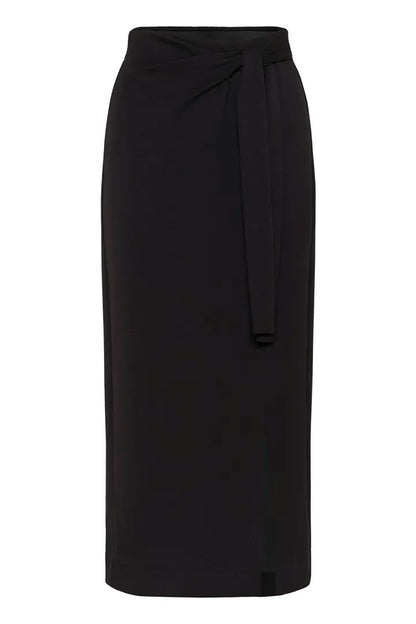 TriIW Vincent Knot Skirt Black InWear