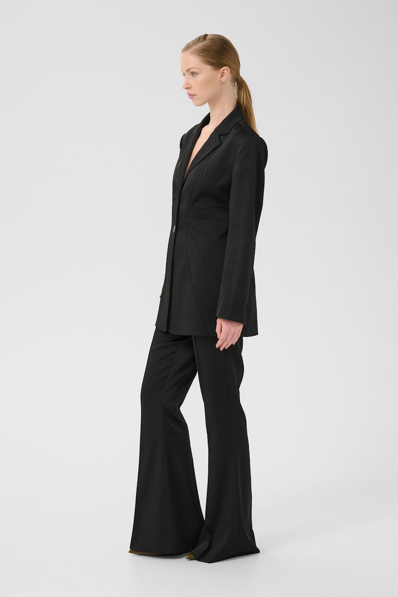 Latia MW Pants Black Gestuz