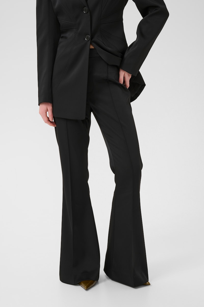 Latia MW Pants Black Gestuz