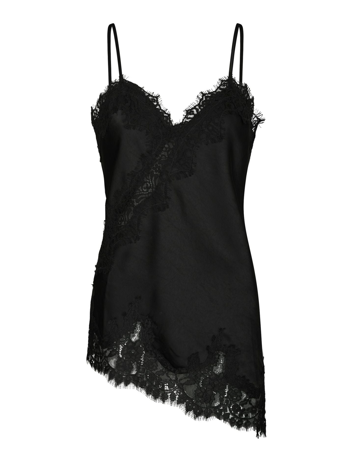 Viole Lace Top Black Neo Noir