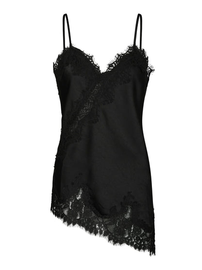 Viole Lace Top Black Neo Noir