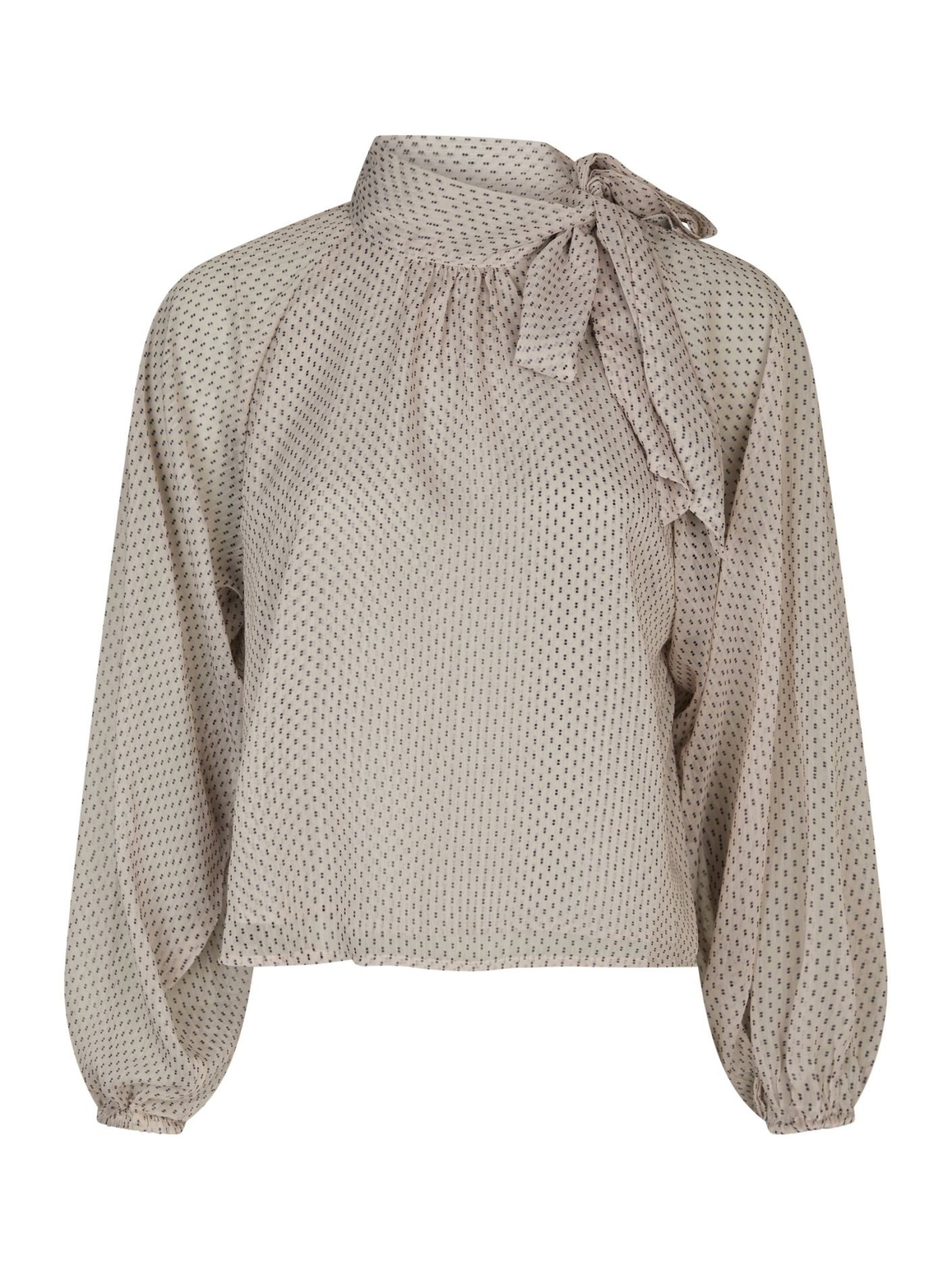 Patti Double Dot Blouse Creme Neo Noir
